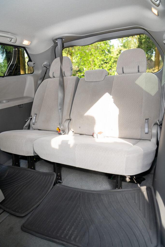 Interior on 2025 Sienna