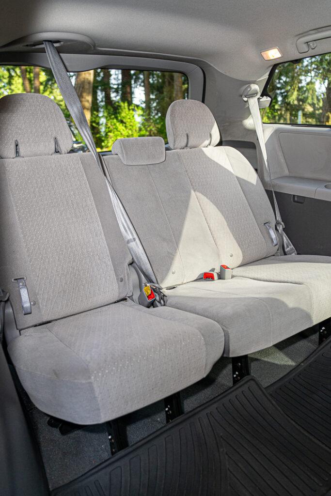 Interior on 2025 Sienna