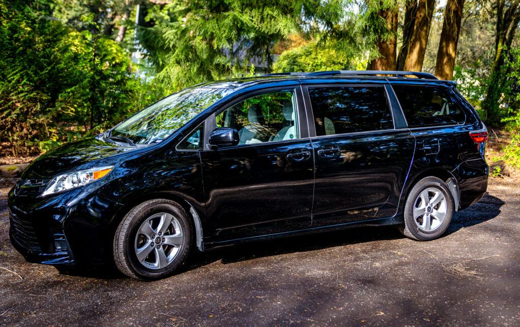2025 Black Toyota Sienna